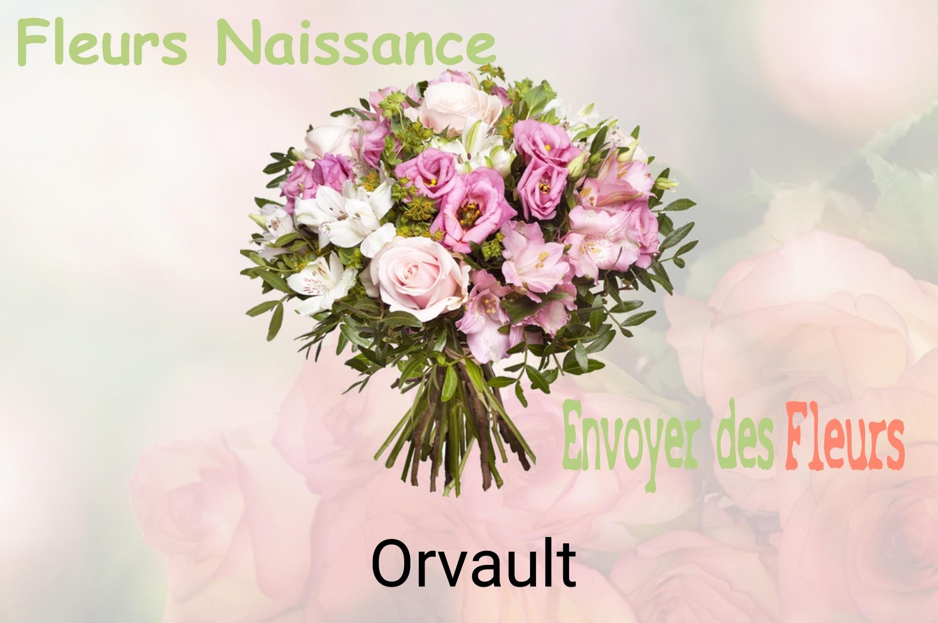 Bouquet de fleurs de naissance livré à Orvault